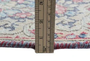Semi Antique Muted Floral 1'7 X 2'3 Distressed Oriental Rug