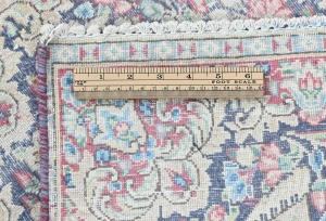 Semi Antique Muted Floral 1'7 X 2'3 Distressed Oriental Rug