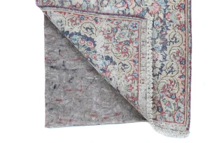 Semi Antique Muted Floral 1'7 X 2'3 Distressed Oriental Rug