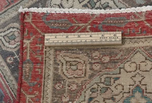 Semi Antique Muted Floral 1'8X2'3 Distressed Oriental Square Rug