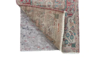 Semi Antique Muted Light Red Floral 2X3 Distressed Oriental Rug