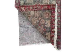 Semi Antique Muted Brown Floral 1'6X2'4 Distressed Oriental Rug