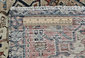 Semi Antique Muted Beige Floral 1'8X2'3 Distressed Oriental Rug