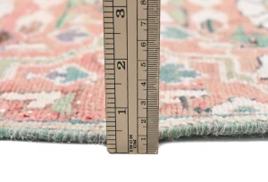 Semi Antique Muted Floral 1'7X2'7 Distressed Oriental Rug