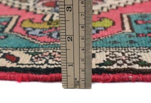 Semi Antique Muted Floral 1'11X2'8 Distressed Oriental Rug
