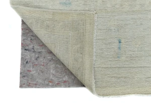 Muted Beige Floral Transitional 10X14 Oushak Oriental Rug