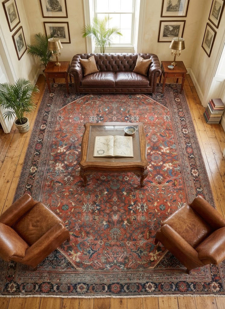 11'11 x 15'11 Hand Knotted Floral Antique Oriental Wool Rug - Image 2