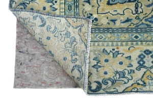 Semi Antique Muted Colors Floral Tribal 9X12 Vintage Oriental Rug