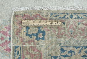 Semi Antique Muted Floral 3X5 Distressed Oriental Rug