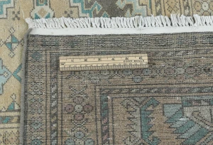 Muted Gray Tribal 10X13 Vintage Oriental Rug