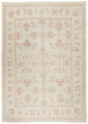 Muted Floral Transitional 12X16 Oushak Peshawar Oriental Rug