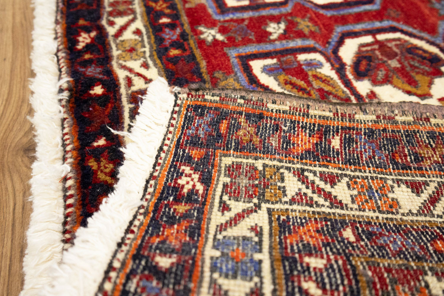 2'2x4'3 Hand Knotted Tribal Geometric Oriental Wool Rug - Image 11
