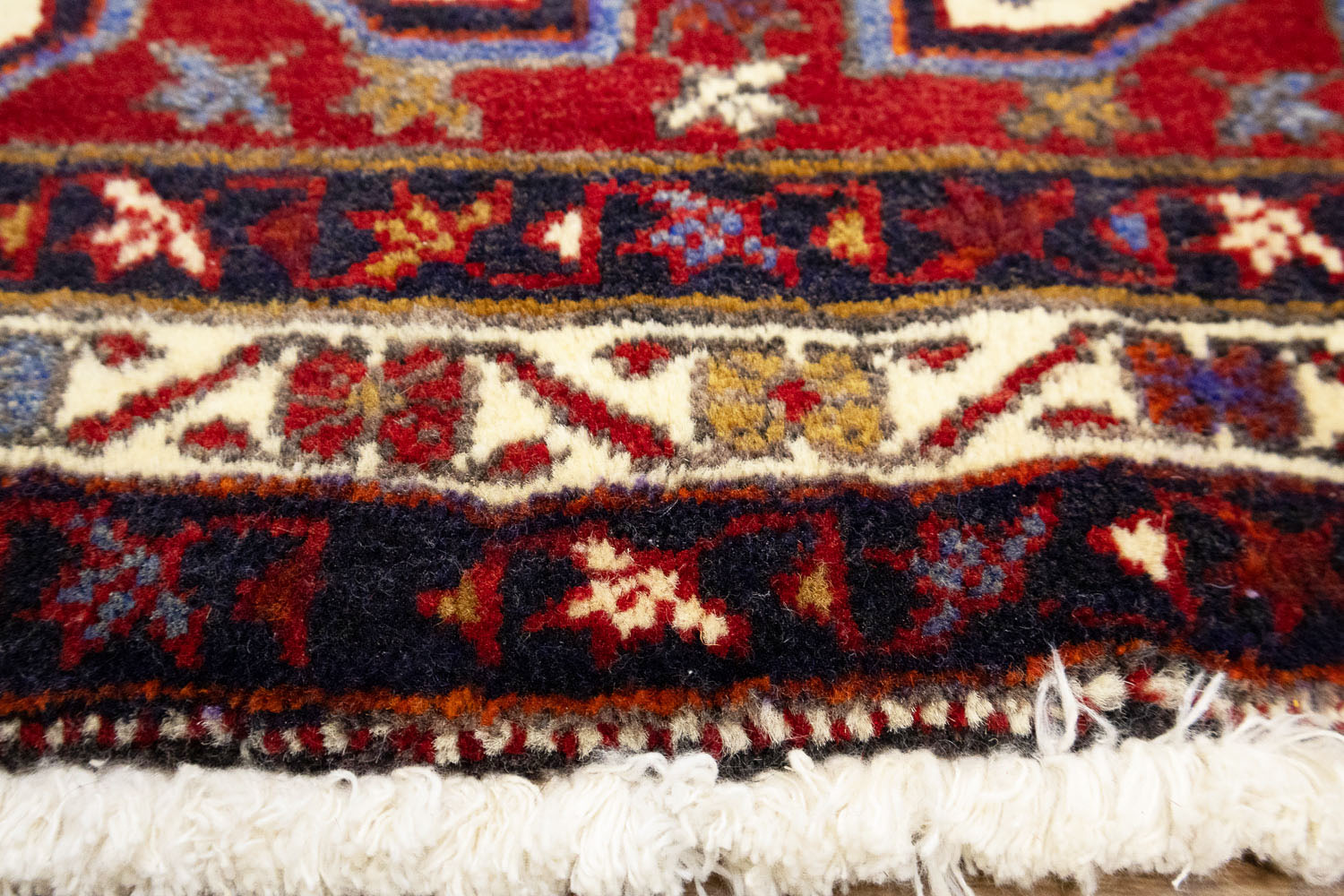 2'2x4'3 Hand Knotted Tribal Geometric Oriental Wool Rug - Image 7