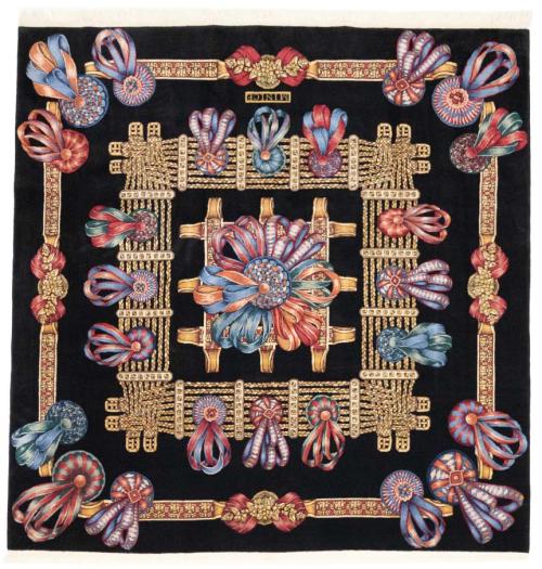 8'0 X 8'0 Hand Knotted Floral Pakistan Wool Rug