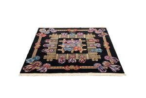 8'0 X 8'0 Hand Knotted Floral Pakistan Wool Rug
