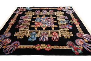 8'0 X 8'0 Hand Knotted Floral Pakistan Wool Rug