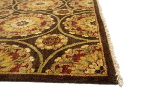 5'6 X 8'6 Hand Knotted Khotan Floral Oriental Wool Rug