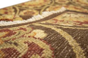 5'6 X 8'6 Hand Knotted Khotan Floral Oriental Wool Rug