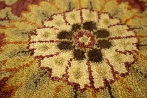5'6 X 8'6 Hand Knotted Khotan Floral Oriental Wool Rug