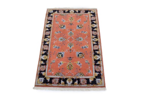 Coral Traditional 3X4 Tabriz Persian Rug