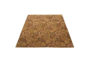 8'0 X 10'0 Hand Knotted Floral Agra Oriental Wool Rug