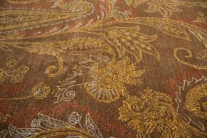 8'0 X 10'0 Hand Knotted Floral Agra Oriental Wool Rug
