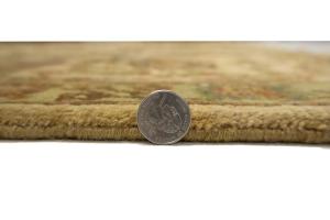 9'0 x 11'6 Hand Knotted Floral Agra Oriental Wool Rug