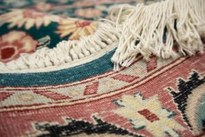 9'0 x 12'0 Hand-Knotted Royal Floral Oriental Wool Rug