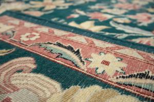 9'0 x 12'0 Hand-Knotted Royal Floral Oriental Wool Rug