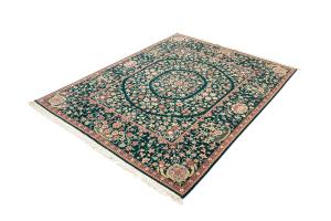 9'0 x 12'0 Hand-Knotted Royal Floral Oriental Wool Rug