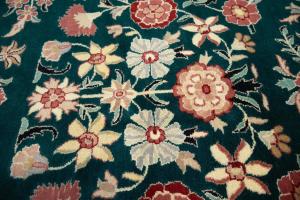 9'0 x 12'0 Hand-Knotted Royal Floral Oriental Wool Rug