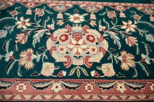 9'0 x 12'0 Hand-Knotted Royal Floral Oriental Wool Rug