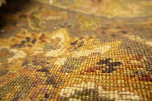 9'4 x 12'7 Hand Knotted Floral Agra Oriental Wool Rug