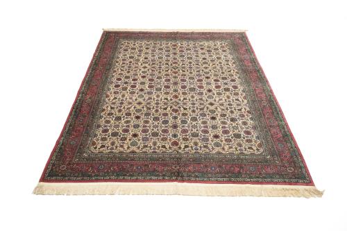 9'0 x 12'4 Handmade Royal Floral Allover Oriental Wool Rug