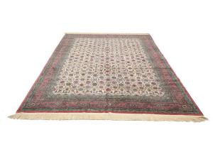 9'0 x 12'4 Handmade Royal Floral Allover Oriental Wool Rug