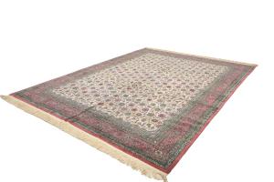 9'0 x 12'4 Handmade Royal Floral Allover Oriental Wool Rug