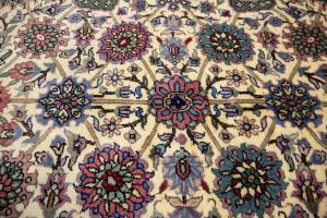 9'0 x 12'4 Handmade Royal Floral Allover Oriental Wool Rug