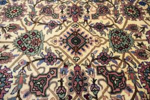 9'0 x 12'4 Handmade Royal Floral Allover Oriental Wool Rug