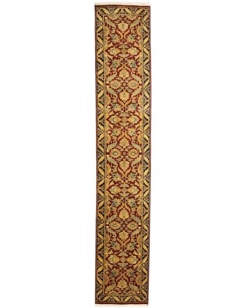 2'6 x 14'0 Handmade Agra Jaipur Floral Oriental Wool Runner Rug
