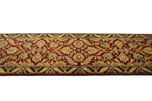 2'6 x 14'0 Handmade Agra Jaipur Floral Oriental Wool Runner Rug