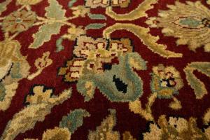 2'6 x 14'0 Handmade Agra Jaipur Floral Oriental Wool Runner Rug