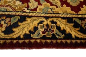 2'6 x 14'0 Handmade Agra Jaipur Floral Oriental Wool Runner Rug