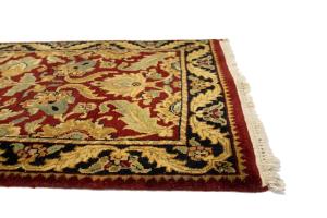 2'6 x 14'0 Handmade Agra Jaipur Floral Oriental Wool Runner Rug