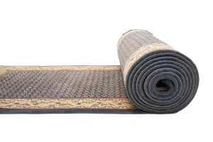 2'7 x 18'10 Handmade Indo Botemir Oriental Wool Runner Rug