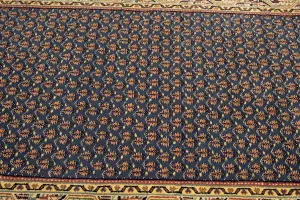 2'7 x 18'10 Handmade Indo Botemir Oriental Wool Runner Rug