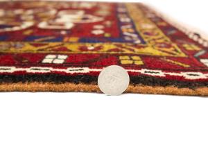 2'0 x 3'10 Hand Knotted Heriz Tribal Persian Wool Rug