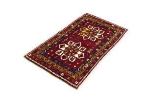 2'0 x 3'10 Hand Knotted Heriz Tribal Persian Wool Rug