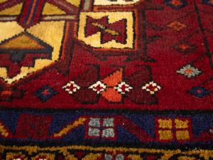 2'0 x 3'10 Hand Knotted Heriz Tribal Persian Wool Rug