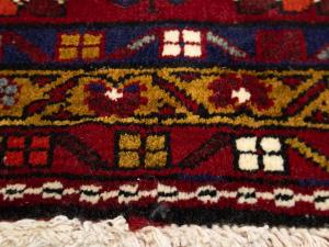 2'0 x 3'10 Hand Knotted Heriz Tribal Persian Wool Rug