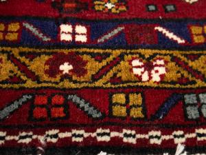 2'0 x 3'10 Hand Knotted Heriz Tribal Persian Wool Rug